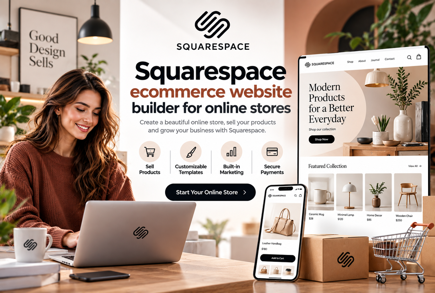 Squarespace Ecommerce Website Builder for Online Store Success