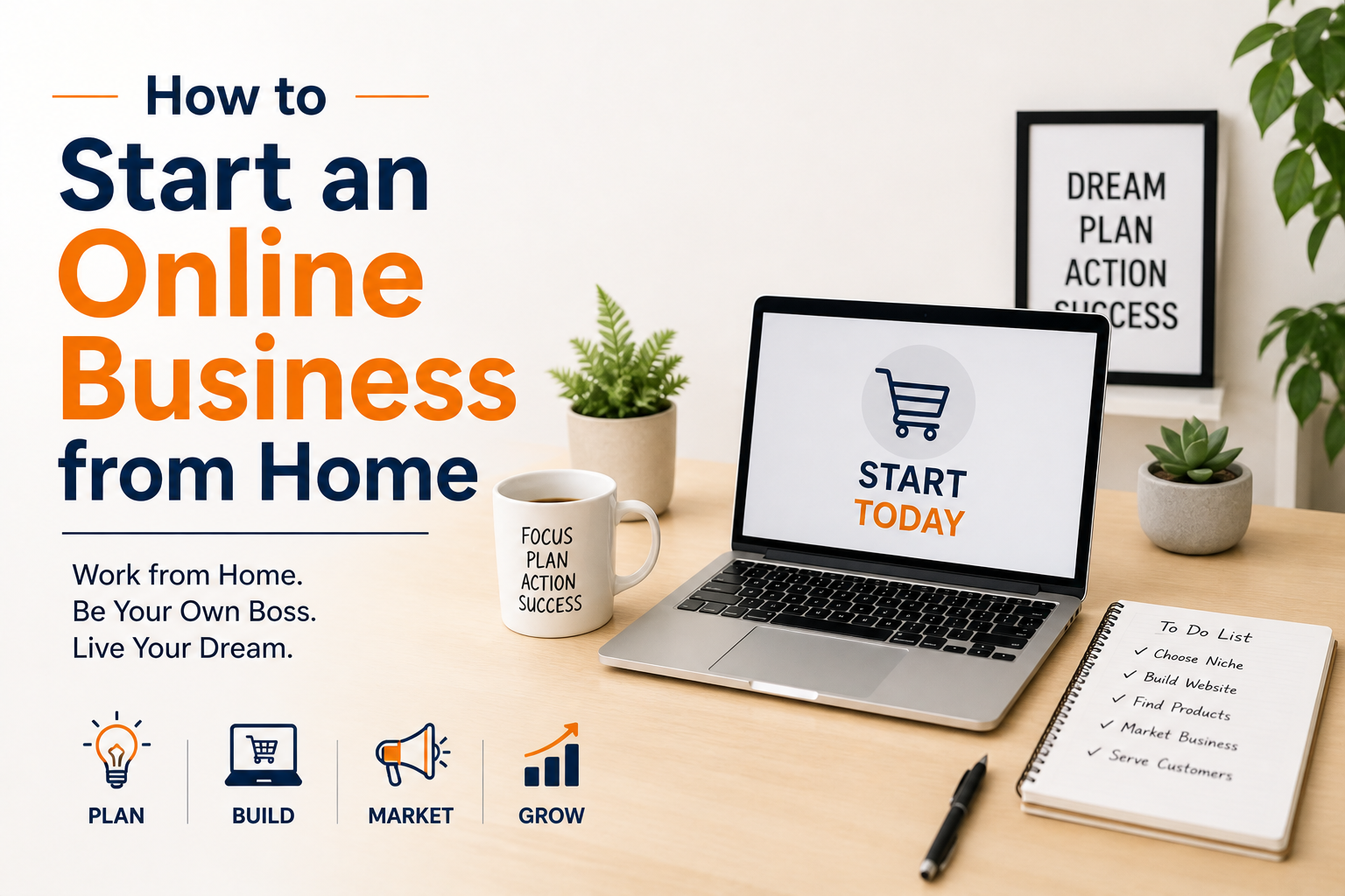how to start an online business from home