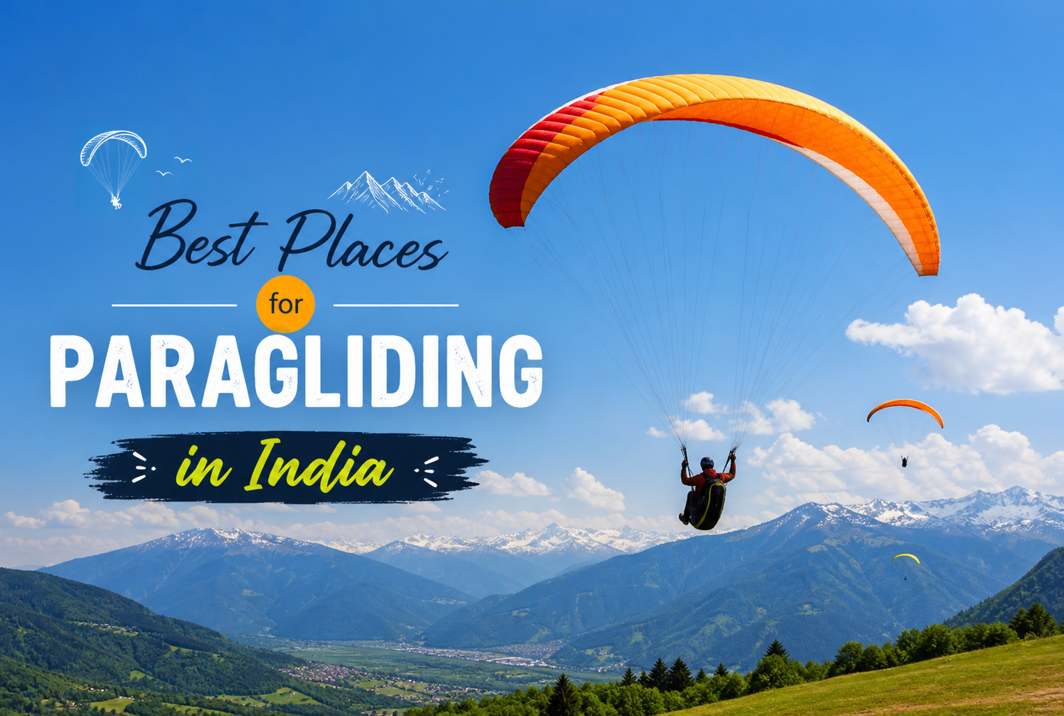 Best Places for Paragliding in India