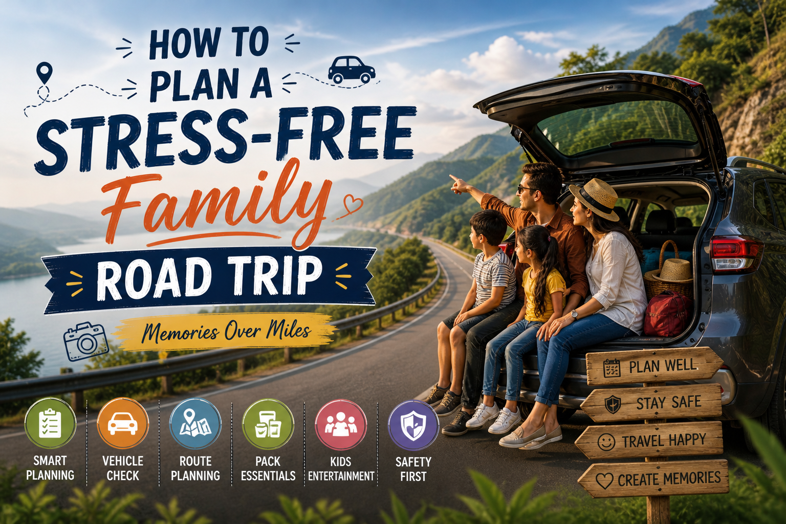 How to Plan a Stress-Free Family Road Trip