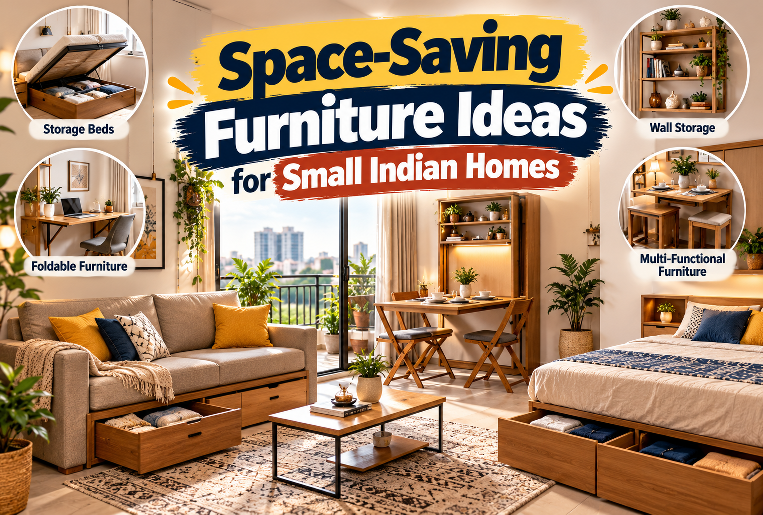 Space-Saving Furniture Ideas for Small Indian Homes