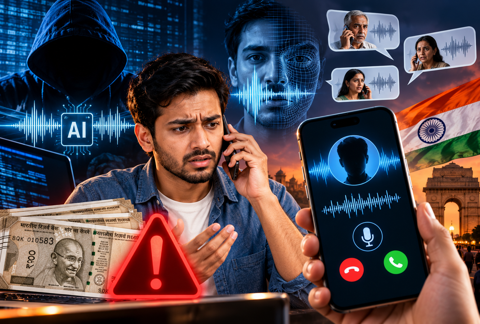 AI voice cloning scams in India