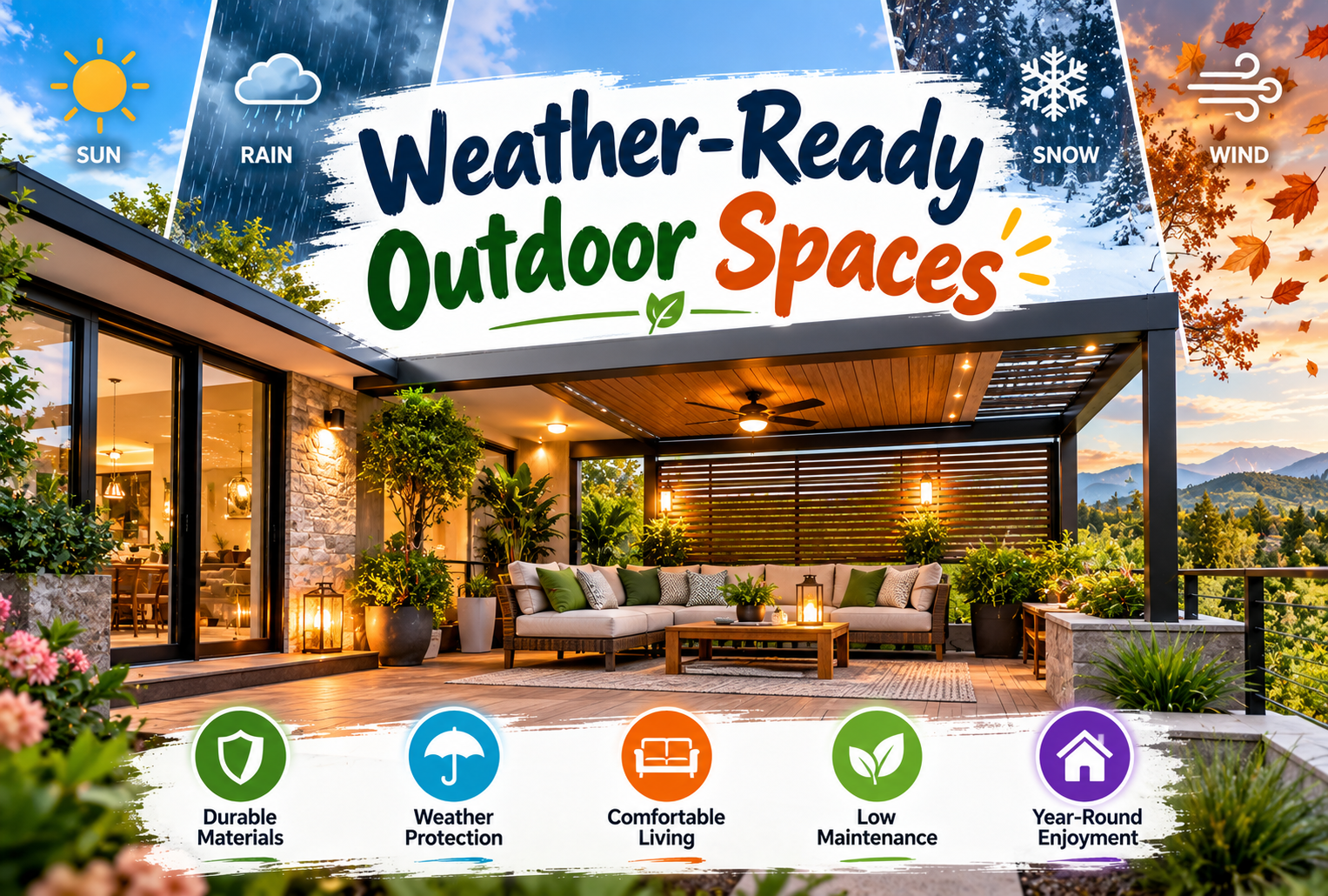 Weather-Ready Outdoor Spaces