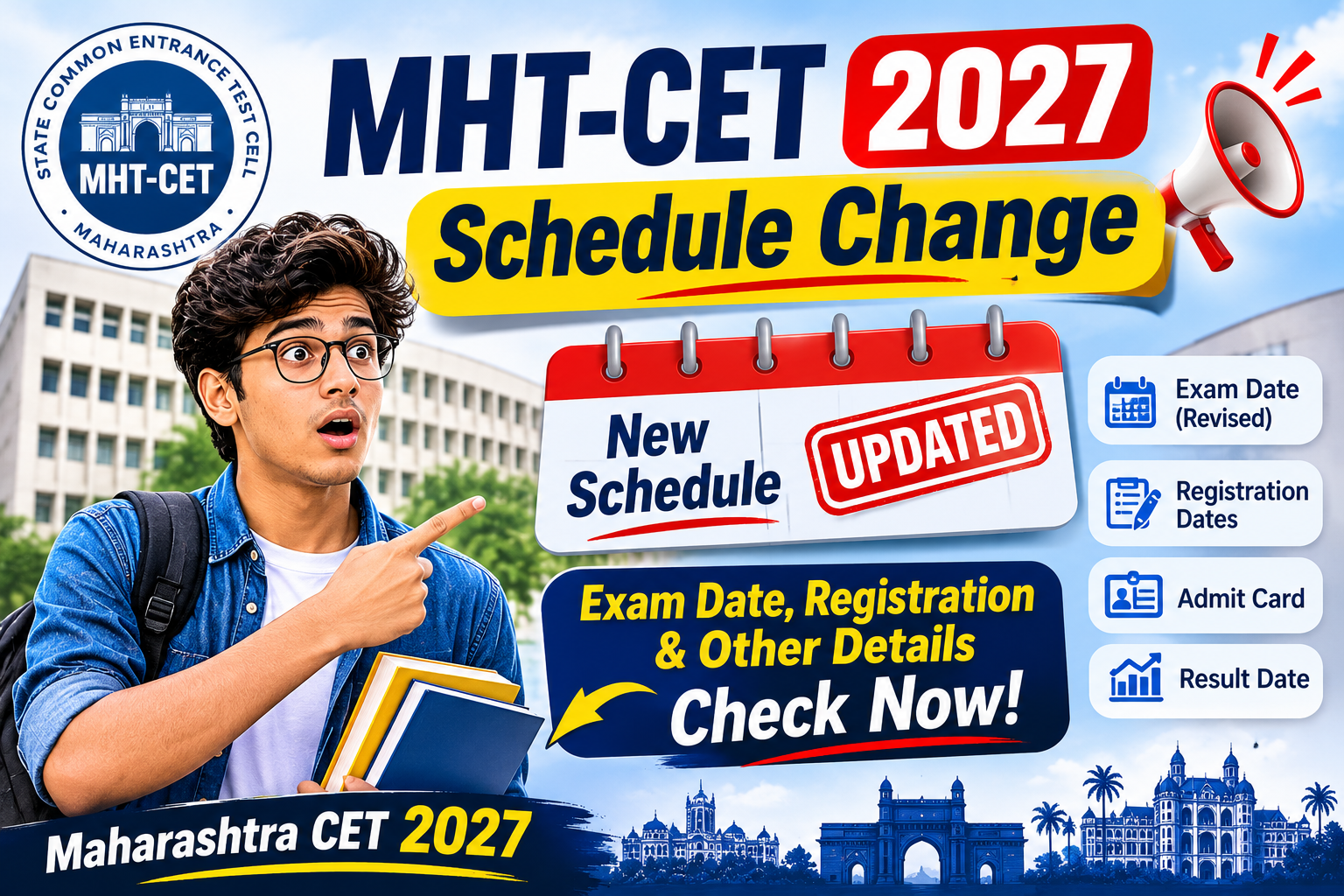 MHT-CET 2027 Schedule Change