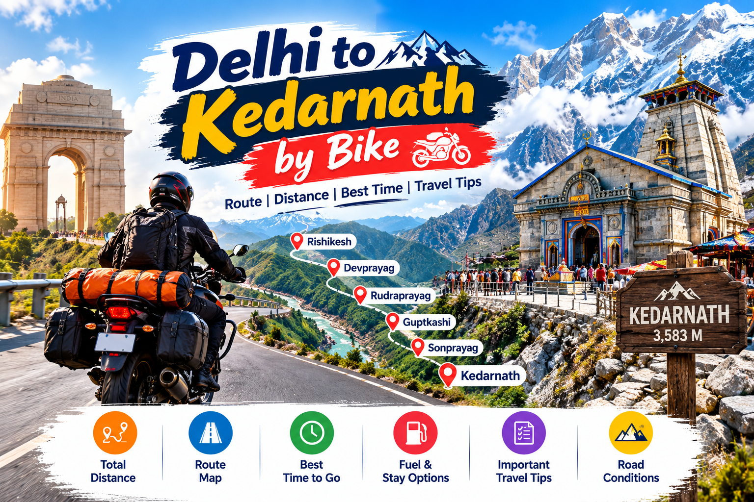 Delhi to Kedarnath by Bike