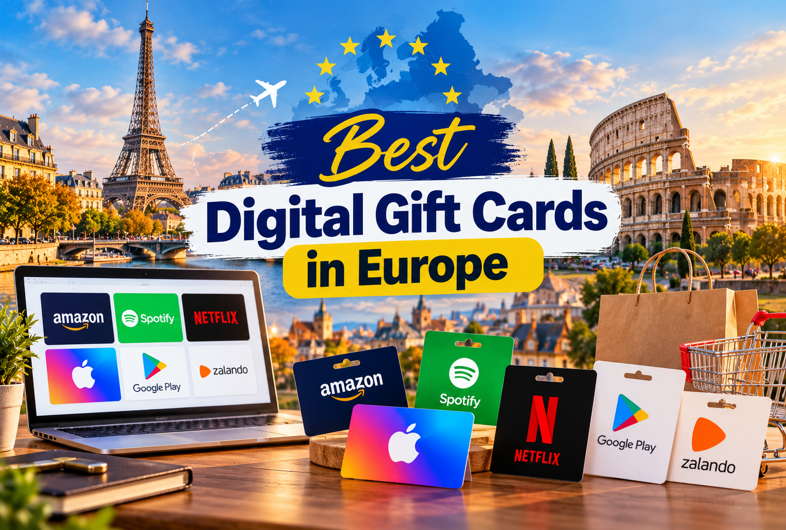 Best Digital Gift Cards in Europe