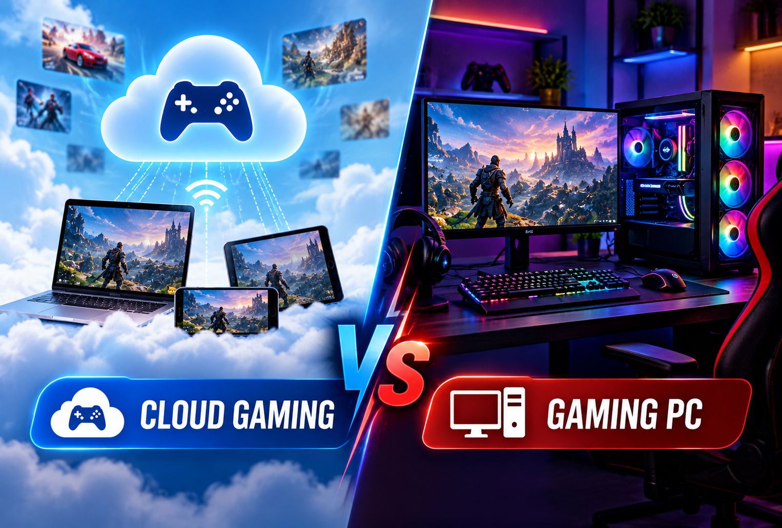 Cloud Gaming vs Gaming PCs in 2026