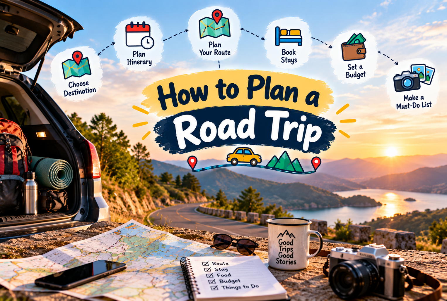 how to plan a road trip